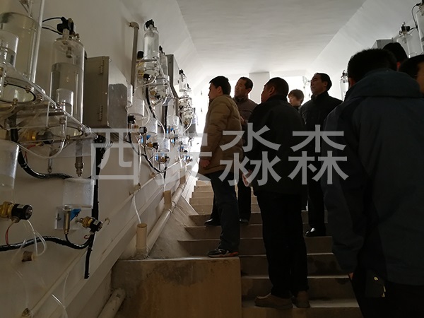 专家参观现场